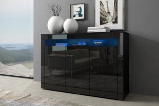 Шкафчик Sofia, черный цена и информация | Шкафчики в гостиную | pigu.lt