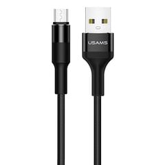 Кабель Usams SJ224USB01, USB A 2.0 - micro USB, 1.2 м цена и информация | Кабели и провода | pigu.lt