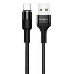 Кабель Usams SJ221TC01, USB A 2.0 - USB C, 1.2 м цена и информация | Кабели и провода | pigu.lt