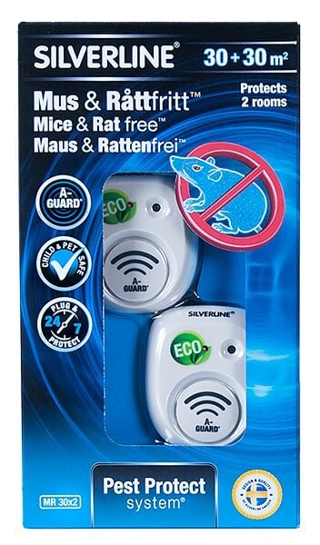 Švediškas pelių ir žiurkių atbaidymo prietaisas Mice & Rat Free™ MR 30 x 2 vnt. kaina ir informacija | Graužikų, kurmių naikinimas | pigu.lt