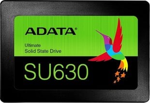 ADATA 480GB 2,5" SATA SSD Ultimate SU630 kaina ir informacija | ADATA Kompiuterinė technika | pigu.lt