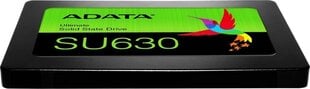 ADATA 480ГБ 2,5" SATA SSD Ultimate SU630 kaina ir informacija | Внутренние жёсткие диски (HDD, SSD, Hybrid) | pigu.lt