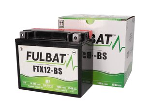 Akumuliatorius FULBAT FYTX12-BS, 10 Ah 180 A EN 12V kaina ir informacija | Moto akumuliatoriai | pigu.lt