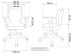 Ergonomiška biuro kėdė Uni AT01, juoda цена и информация | Biuro kėdės | pigu.lt
