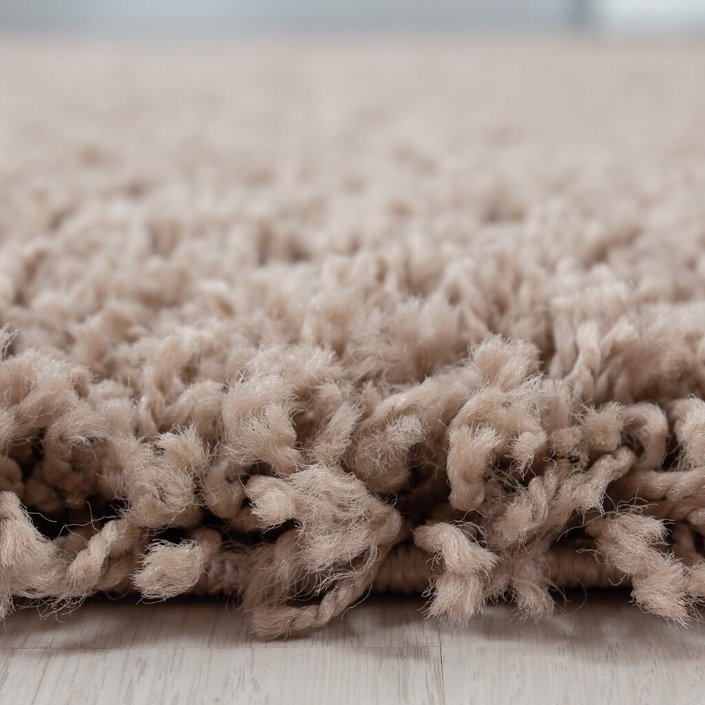 Ayyildiz apvalus kilimas Shaggy Dream Beige, 80x80 cm kaina ir informacija | Kilimai | pigu.lt