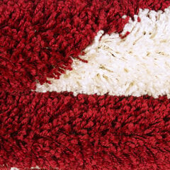 Vaikiškas kilimas Shaggy Fun Red, 100x100 cm kaina ir informacija | Kilimai | pigu.lt