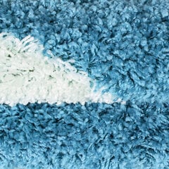 Vaikiškas kilimas Shaggy Fun Turkis, 100x100 cm kaina ir informacija | Kilimai | pigu.lt