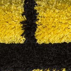 Vaikiškas Ayyildiz kilimas Shaggy Fun Yellow, 120x120 cm kaina ir informacija | Kilimai | pigu.lt