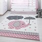 Vaikiškas kilimas Kids Pink 0570, 120x170 cm kaina ir informacija | Kilimai | pigu.lt