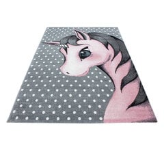 Vaikiškas kilimas Kids Pink 0590, 120x170 cm kaina ir informacija | Kilimai | pigu.lt