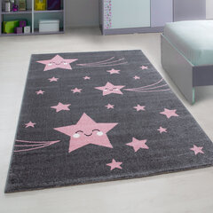 Vaikiškas kilimas Kids Pink 0610, 120x170 cm kaina ir informacija | Kilimai | pigu.lt