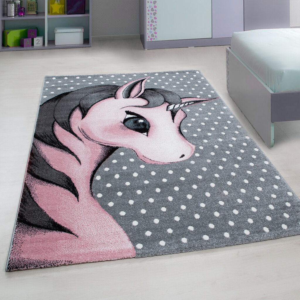 Vaikiškas Ayyildiz kilimas Kids Pink 0590, 160x230 cm kaina ir informacija | Kilimai | pigu.lt