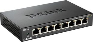 D-Link DGS108 цена и информация | Маршрутизаторы (роутеры) | pigu.lt