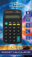 Калькулятор Titanum TCL101, 8 цифр цена и информация | Kanceliarinės prekės | pigu.lt