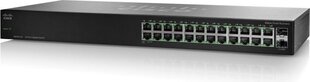 Cisco SG110-24HP-EU цена и информация | Маршрутизаторы (роутеры) | pigu.lt