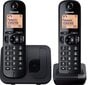 Panasonic KX-TGC212, juodas цена и информация | Stacionarūs telefonai | pigu.lt
