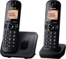 Panasonic KX-TGC212, juodas цена и информация | Stacionarūs telefonai | pigu.lt