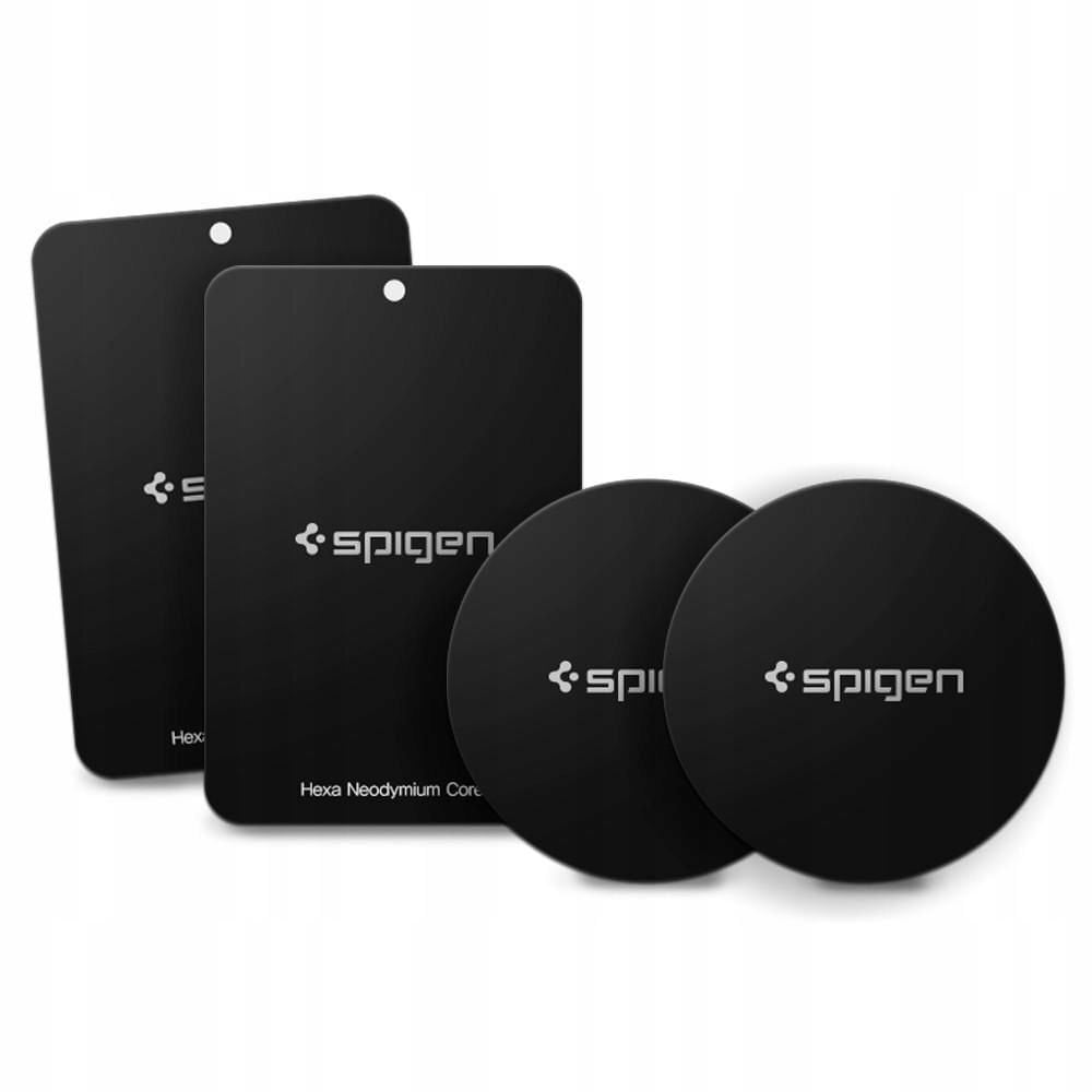 SPIGEN MP-4P METALPLATE BLACK kaina ir informacija | Telefono laikikliai | pigu.lt