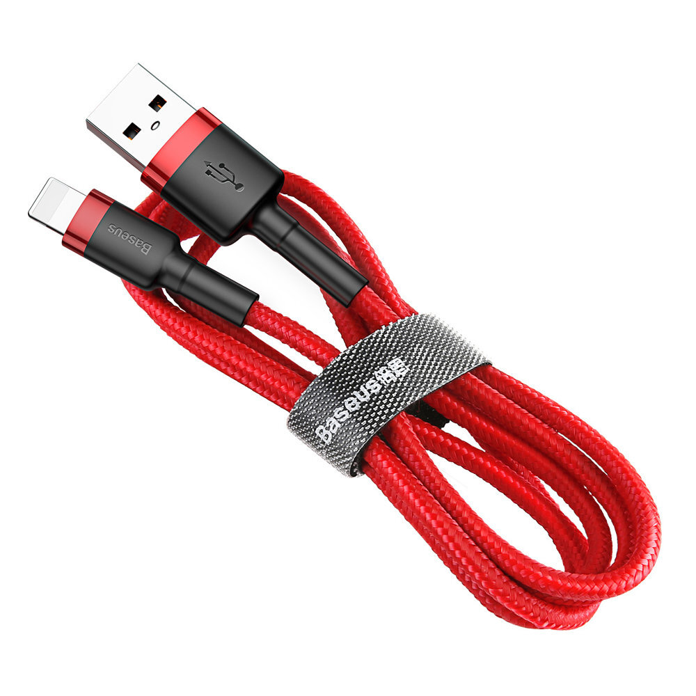 Baseus Durable Nylon Braided Wire, USB - Lightning, 0,5 m цена и информация | Laidai telefonams | pigu.lt