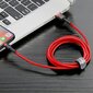 Baseus Durable Nylon Braided Wire, USB - Lightning, 0,5 m цена и информация | Laidai telefonams | pigu.lt