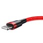 Baseus Durable Nylon Braided Wire, USB - Lightning, 0,5 m цена и информация | Laidai telefonams | pigu.lt