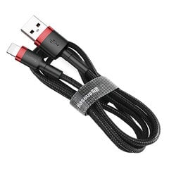 Кабель для зарядки / передачи данных Baseus USB - Lightning, 0,5 м цена и информация | Кабели для телефонов | pigu.lt