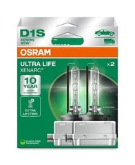 Автомобильные лампы Osram 66140ULT-HCB lamp D1S 35W Ultra Life, 2 шт. цена и информация | Автомобильные лампочки | pigu.lt