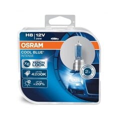 Автомобильная лампочка Osram lamp COOL BLUE Intense H8 35W, 2 шт. цена и информация | Автомобильные лампочки | pigu.lt