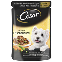 Cesar su vištiena ir daržovėmis padaže, 100 g kaina ir informacija | Konservai šunims | pigu.lt