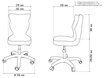 Ergonomiška vaikiška kėdė Petit AA4, juoda/spalvota цена и информация | Biuro kėdės | pigu.lt