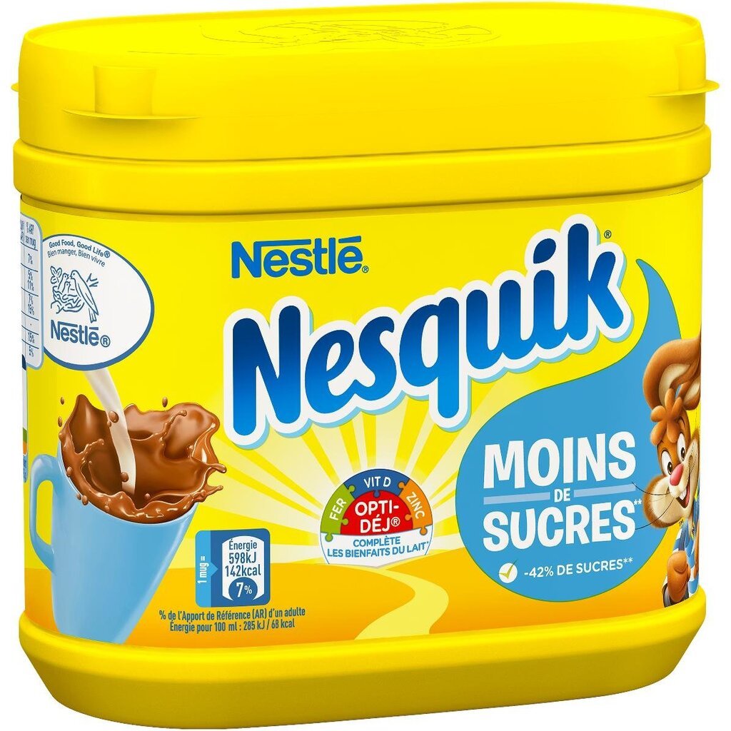 Nesquik® Opti-Start tirpi kakava su mažiau pridėtinio cukraus, 350 g kaina ir informacija | Kava, kakava | pigu.lt