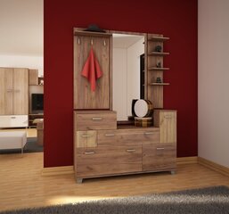 Комплект мебели для прихожей Grand, коричневый цена и информация | Комплекты в прихожую | pigu.lt