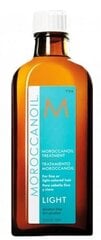 Масло для волос Moroccanoil Treatment Light 100 мл цена и информация | Средства для укрепления волос | pigu.lt