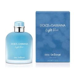 Kvapusis vanduo Dolce & Gabbana Light Blue Eau Intense Pour Homme EDP vyrams, 200 ml kaina ir informacija | Kvepalai vyrams | pigu.lt