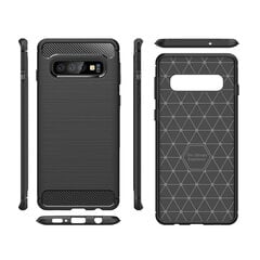 Dėklas Carbon skirtas Huawei P30 Pro, juoda kaina ir informacija | Telefono dėklai | pigu.lt