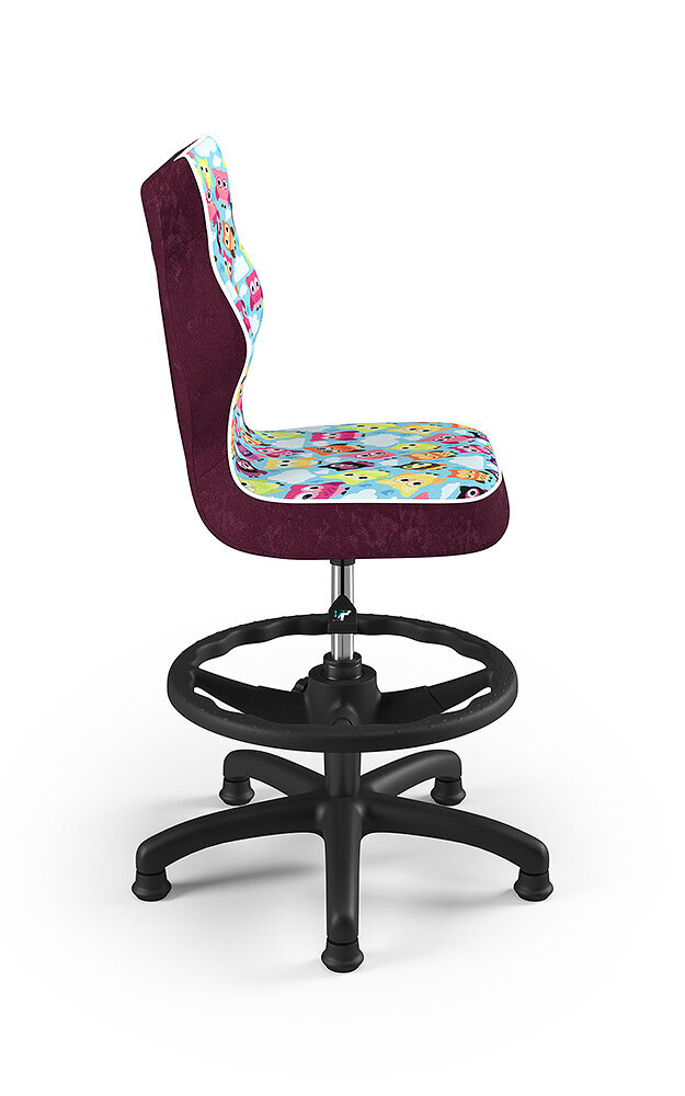 Ergonomiška vaikiška kėdė Petit AB4, violetinė/spalvota kaina ir informacija | Biuro kėdės | pigu.lt