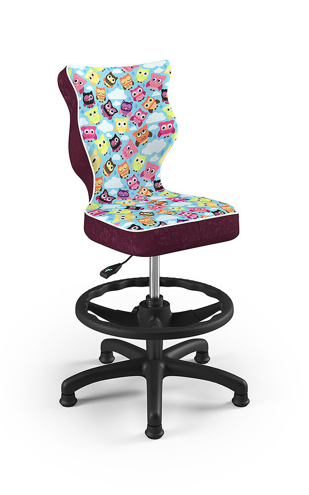 Ergonomiška vaikiška kėdė Petit AB3, violetinė/spalvota kaina ir informacija | Biuro kėdės | pigu.lt