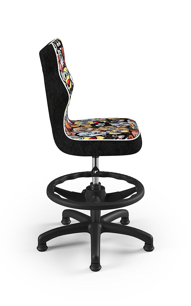 Ergonomiška vaikiška kėdė Petit AB3, juoda/spalvota kaina ir informacija | Biuro kėdės | pigu.lt