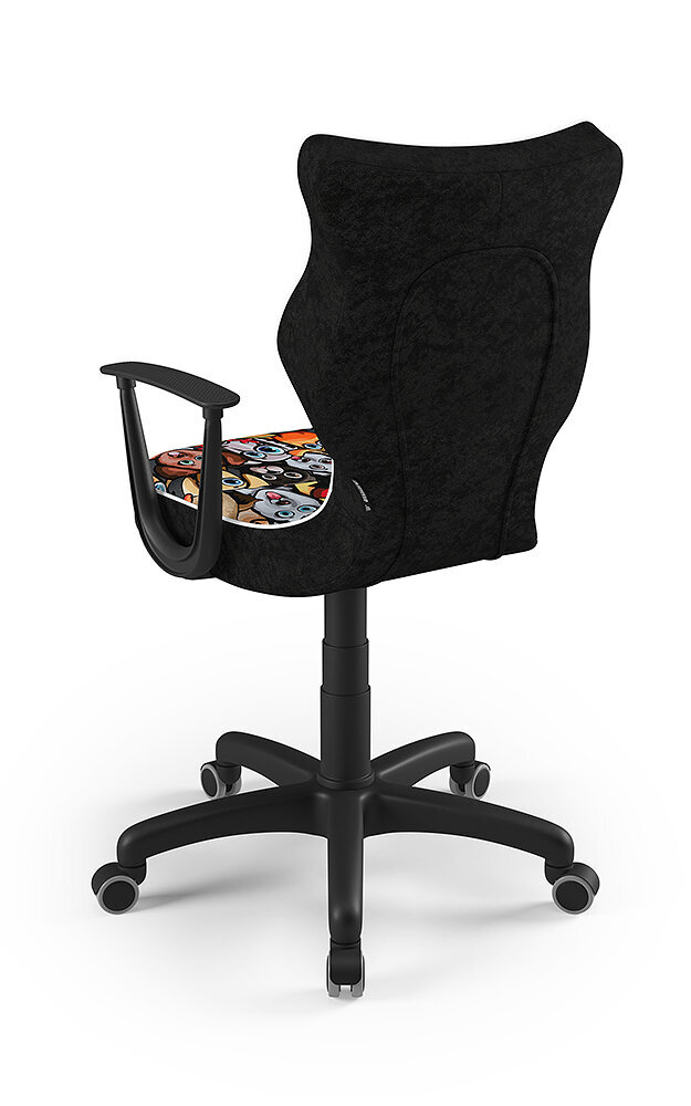 Ergonomiška vaikiška kėdė Petit BA5, juoda/spalvota kaina ir informacija | Biuro kėdės | pigu.lt