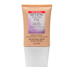 Makiažo pagrindas Revlon Youth Fx SPF 20 30 ml, Natural Beige kaina ir informacija | Makiažo pagrindai, pudros | pigu.lt