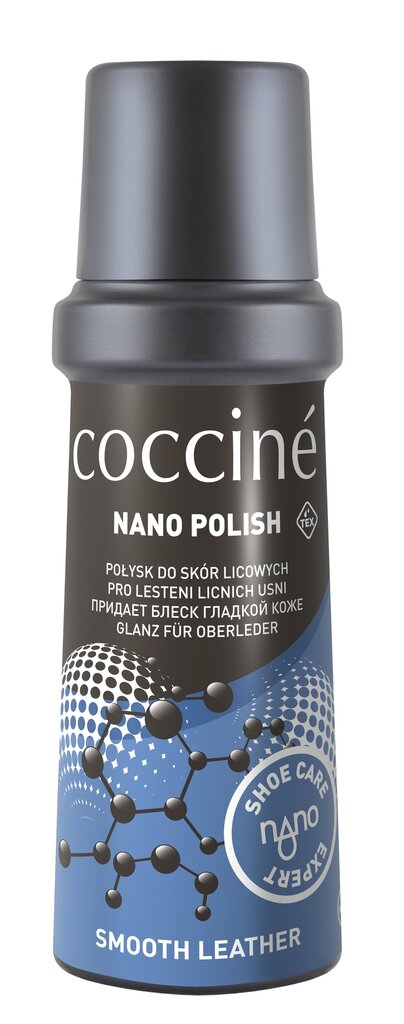 Coccine Nano juodos spalvos odos blizgiklis su kempinėle, 75 ml kaina ir informacija | Drabužių ir avalynės priežiūros priemonės | pigu.lt