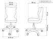 Ergonomiška vaikiška kėdė Petit AA3, violetinė/spalvota kaina ir informacija | Biuro kėdės | pigu.lt