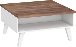 Кофейный столик Nordis, коричневый/белый цена и информация | Журнальные столы | pigu.lt