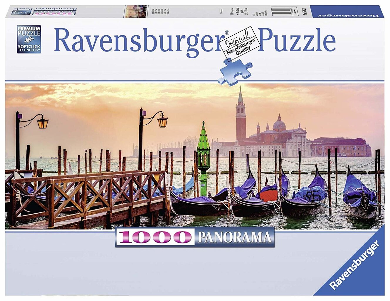 Dėlionė Ravensburger Gondolai Venecijoje, 15082, 1000 d. kaina ir informacija | Dėlionės (puzzle) | pigu.lt