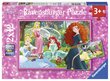 Dėlionė Ravensburger Disney Princess (Disnėjaus Princesės), 7620, 2 x 12 d. kaina ir informacija | Dėlionės (puzzle) | pigu.lt