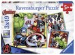 Dėlionių rinkinys Ravensburger Marvel Avengers (Keršytojai), 08040, 3 x 49 d. kaina ir informacija | Dėlionės (puzzle) | pigu.lt