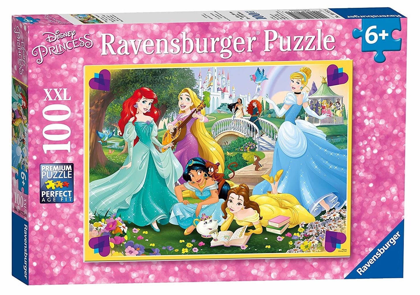 Dėlionė Ravensburger Disney Princess (Disnėaus Princesės), 10775, 100 d. kaina ir informacija | Dėlionės (puzzle) | pigu.lt