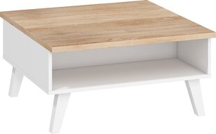 Кофейный столик Nordis, цвет дуба/белый цена и информация | Журнальные столы | pigu.lt
