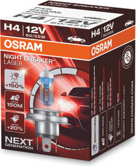 Automobilio lemputė Osram 64193NL H4 12V 60/55W 3900K kaina ir informacija | Automobilių lemputės | pigu.lt