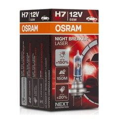Автомобильная лампа Osram 64210NL H7 12В, 55Вт цена и информация | Автомобильные лампочки | pigu.lt